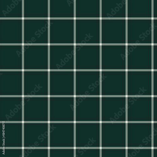 Seamless green mosaic tile pattern featuring a geometric square design and 3D block texture for a modern bathroom wall backdrop illustration