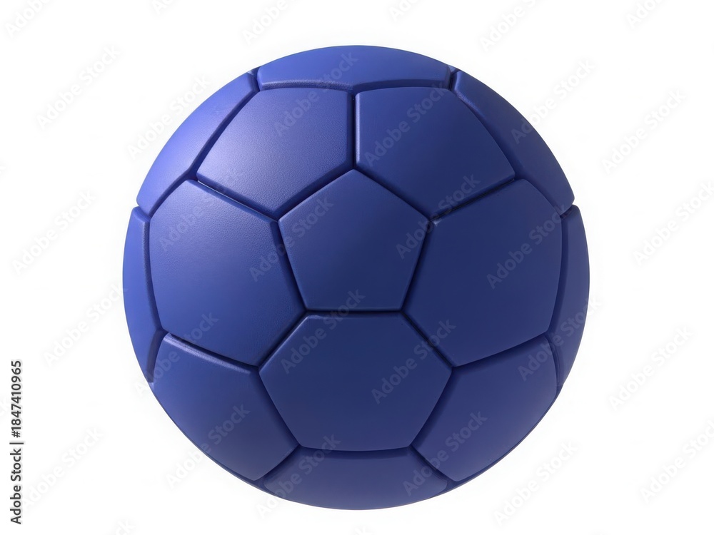 Fototapeta premium Blue soccer ball