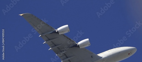 Konstfotografi commercial jumbo jet engine