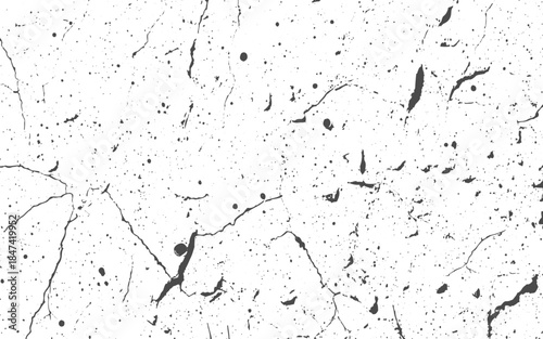 texture of old wall, a black and white vintage of cracked concrete scribble effect, Texture soil dry crack background pattern.Grunge grain scratched texture vector black and white distressed. 