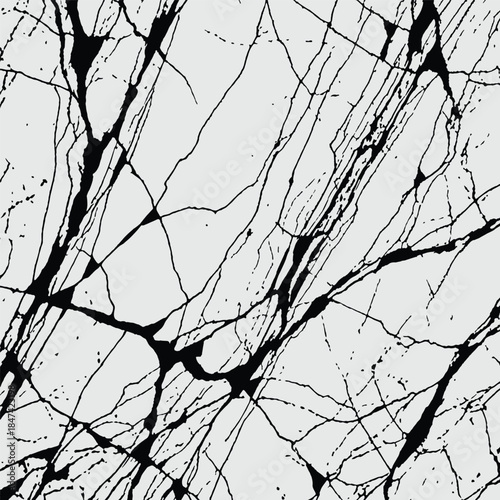 White and black marbling cr...