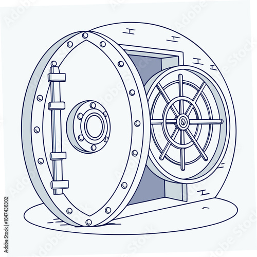 Cryogenic vault with transparent shell and inner compartment
