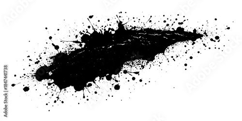 Abstract grunge brush strokes, rough dry paint texture. grunge paint ink splatter strokes brush design. distressed and scratched surface, raw hand-painted acrylic strokes.