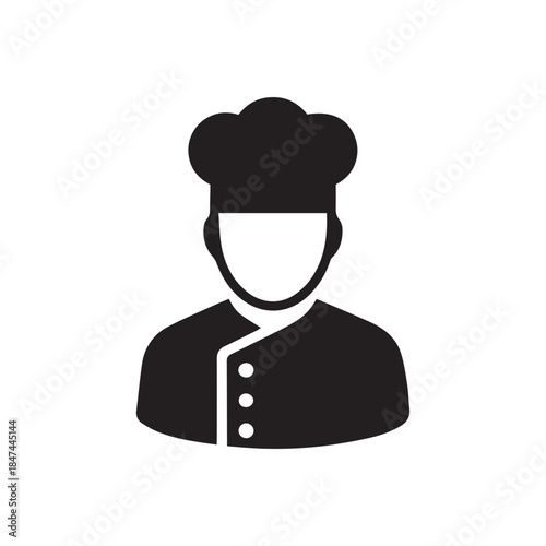 Vintage Cooking Badge with Chefs and Kitchen Utensils