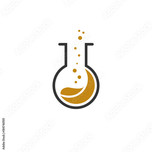 logo laboratorium icon templet vector research
