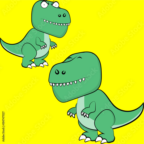rex character cartoon expressions pack collection in vector art