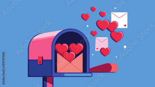 Love letters in mailbox
