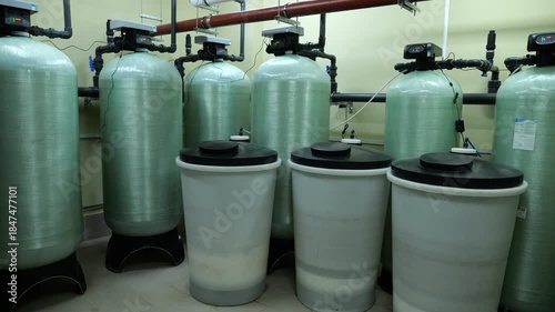 Industrial water softener and purification system
