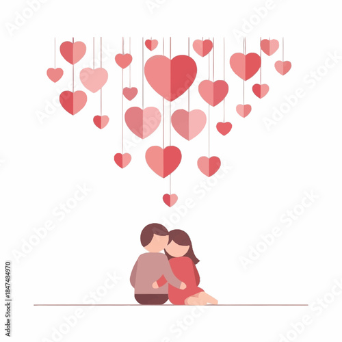 Couple Sharing a Romantic Moment Together.