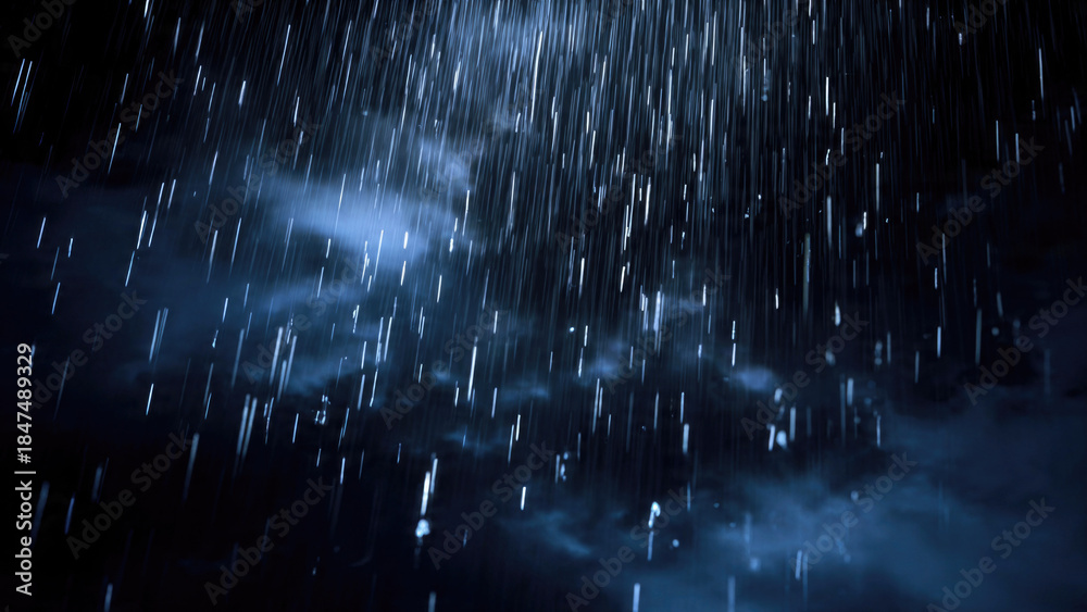Fototapeta premium Rainfall - Rainy Weather