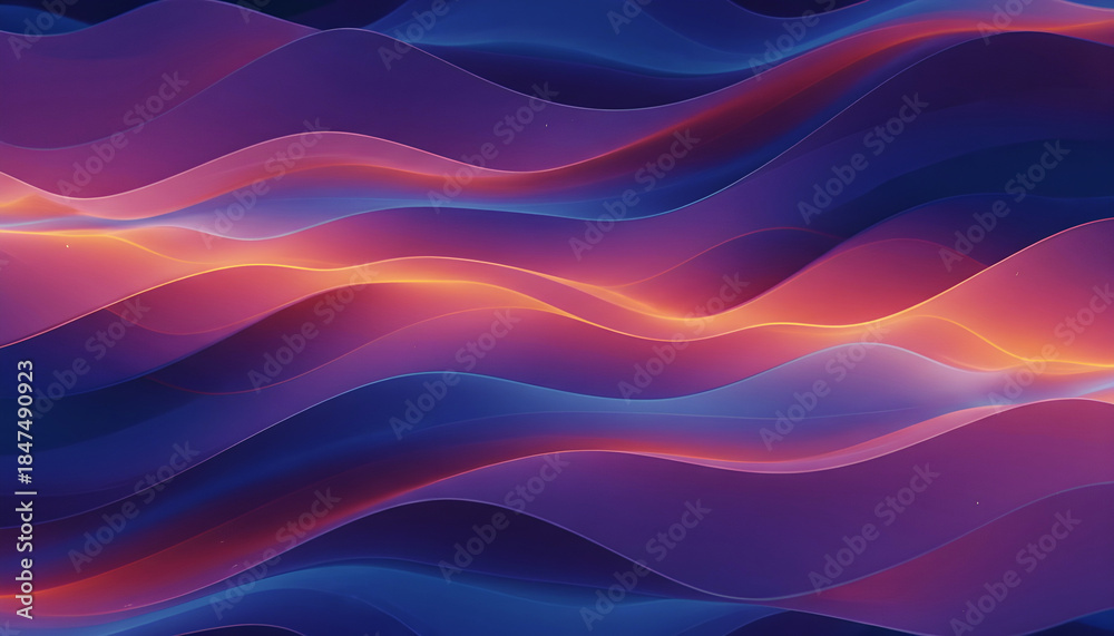 Fototapeta premium Abstract Colorful Gradient Waves Background – Modern Flowing Lines Digital Wallpaper