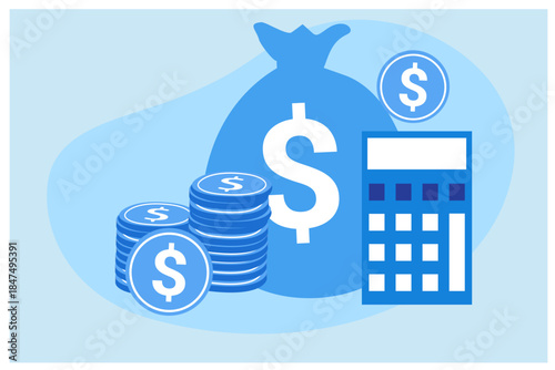 Financial Management, Counting Budget and Savings Concept
