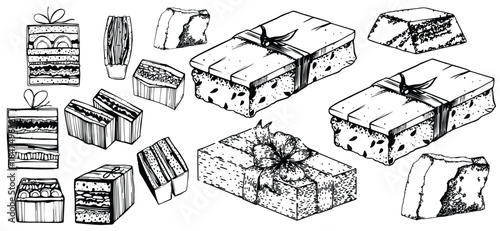 Vintage-style illustration of a handmade soap and hand washing scene in monochrome engraved sketch style. Organic cosmetic concept with natural lather and bubbles, ideal for spa labels, banners,