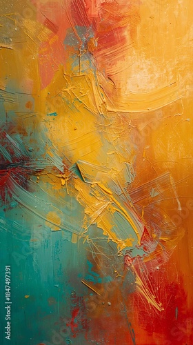 High impact splash and burst of paint highlights bold red green pink yellow orange wallpaper background art aesthetic 4k image