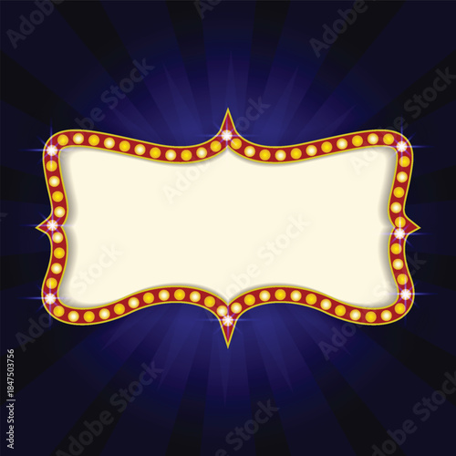 vector illustration of an abstract background with a frame