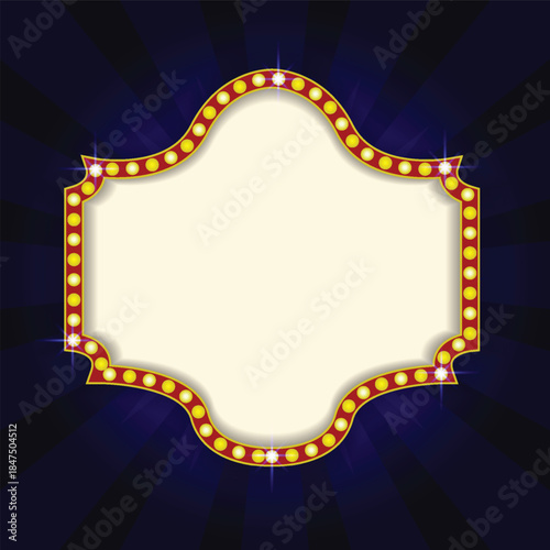 vector illustration of an abstract background with a frame