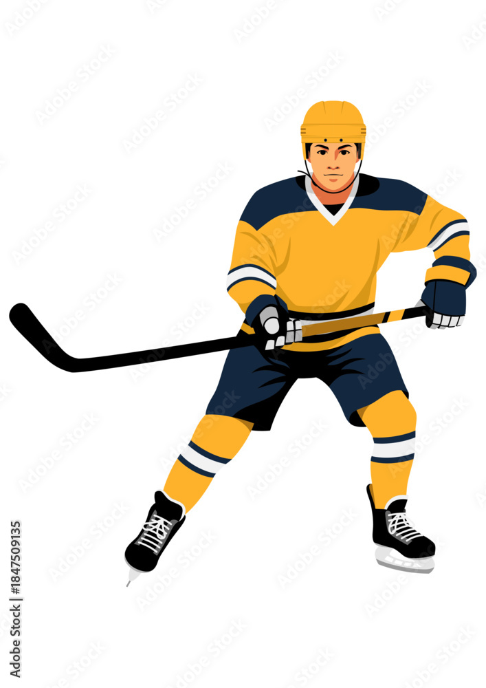 Obraz premium アイスホッケー選手
