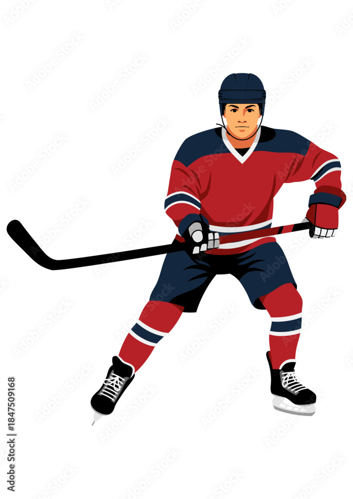 Obraz premium アイスホッケー選手