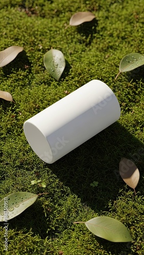 Smartphone Mockup Front-Facing In An Executive Office With City View Background