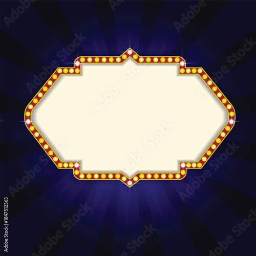 vector illustration of an abstract background with a frame