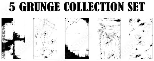 Vintage Grunge Texture Vector illustrator Stain and Dust Effect.  Place illustration over any Object to Create grungy Effect .Grunge Urban Texture Backgrounds set