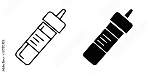 Two syringes side by side