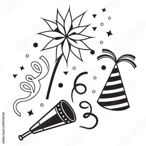  Photo  booth accessory silhouette black 