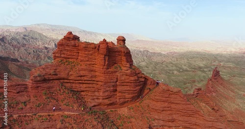 Zhangye Danxia Red Sandstone Formations, Gansu China