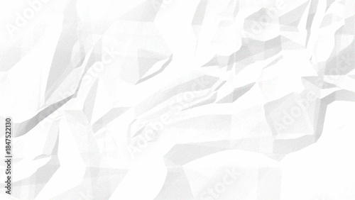 White and Gray Vintage Recycled Paper Texture. Retro Craft Wrinkled Page with Soft Creases and Grunge Style for Eco‑Friendly Design, Print, and Minimal Backgrounds.	
