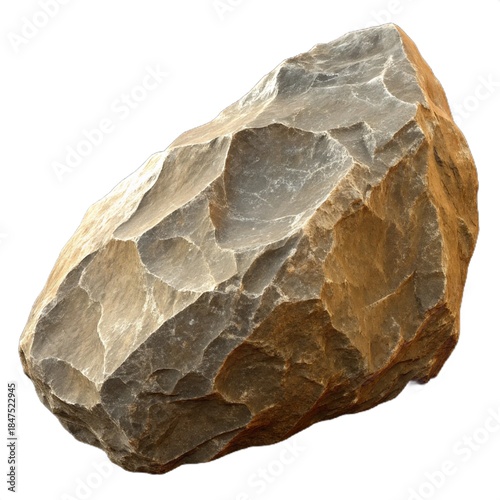 Mineral Flint Isolated,Flint Stone Isolated on Transparent Background