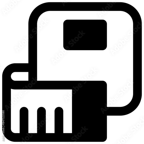 Lose weight. Outlined stroke vector icon with black-filled details.