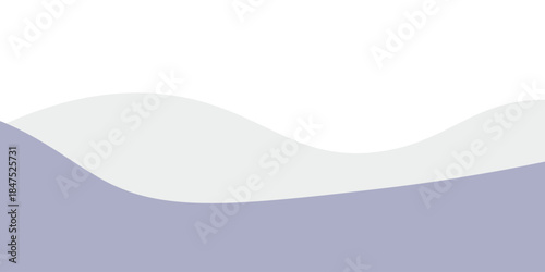 Aesthetic Wave Border Vector Illustration