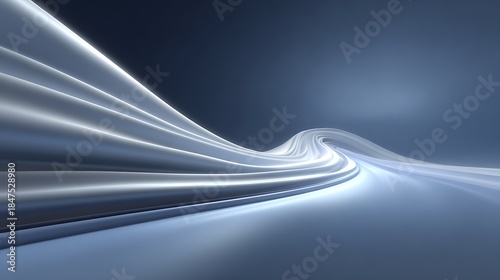Professional Soft Blue Gradient Abstract Background with Subtle Light Diffusion for Executive Slides, Annual Reports and Corporate Branding Design