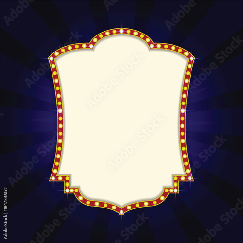 vector illustration of an abstract background with a frame