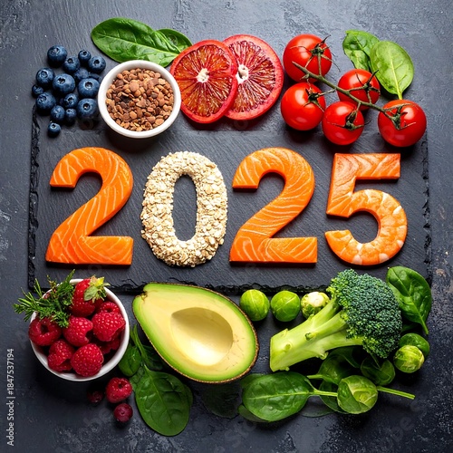 Nutritious Foods Forming 2025 for Healthy New Year Lifestyle Goals