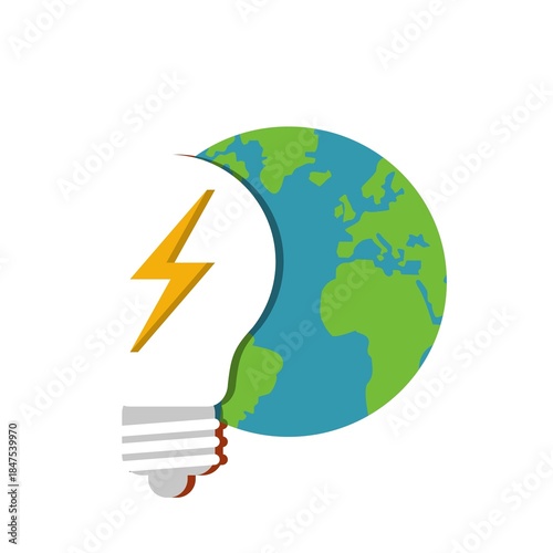 light bulb with globe