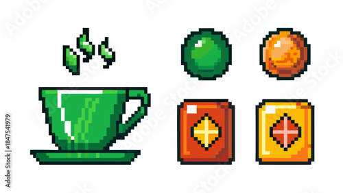 Elegant tea cup silhouette with smooth flowing curves, minimalist vector for beverage branding, cafes, and relaxation themes.