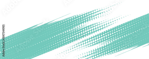 Halftone dots red and blue color pattern gradient grunge texture background. Dot pop art comic sport style, modern design