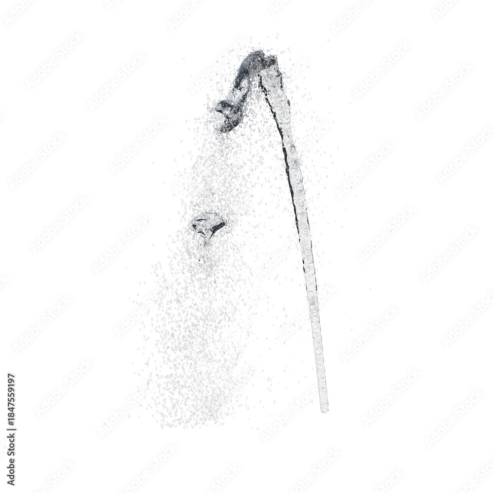 Fototapeta premium Fountain isolated transparent background photo realistic 3d rendering PNG with alpha channel 