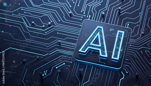 Illustration of glowing text 