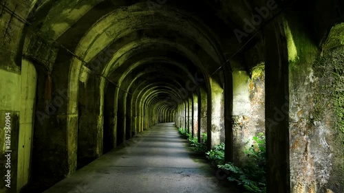 ジブリに出てきそうなトンネル