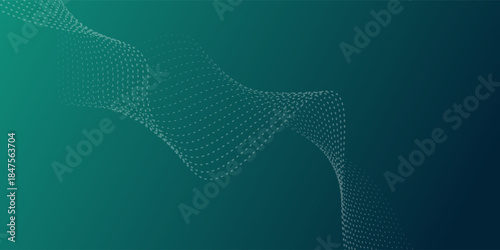 Abstract Digital technology speed connect blue green background, cyber nano information. Background tecknology