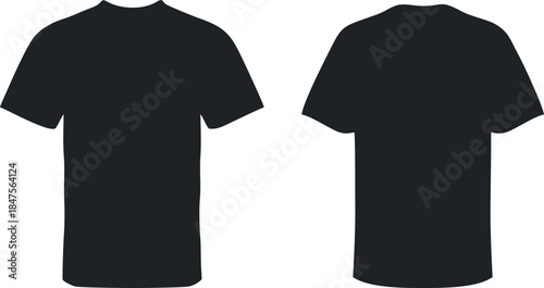 Blank T Shirt Front Back

