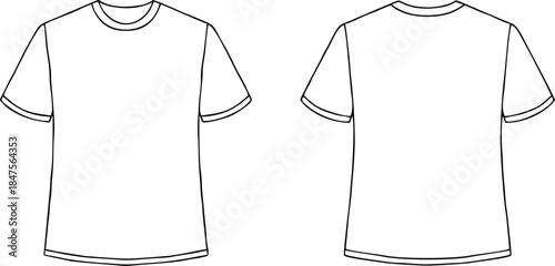vector illustration of a t shirt