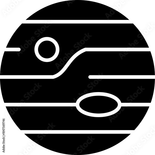 Jupiter Planet Icon