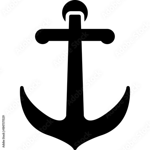 Holy Anchor Cross Icon