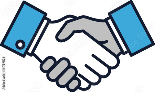 Handshake between two individuals