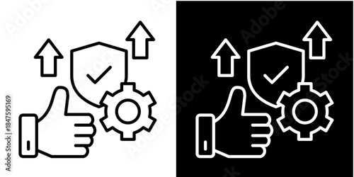 Compliance Iconset White Style Colection