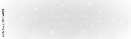 White dust sparkles with glitter, shimmer spark, and glow across soft bokeh and blur, accented by radiant highlights and flare. Festive Christmas and New Year PNG vector illustration.