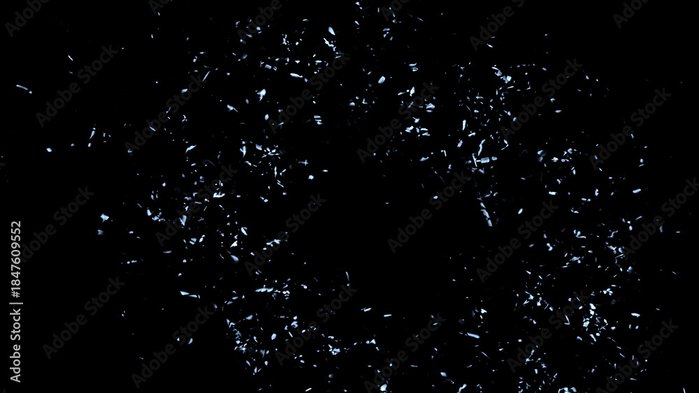Obraz premium Perfect fire particles embers sparks on black background . Texture overlays.